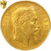 Munten, Frankrijk, Napoleon III, Napoléon III, 50 Francs, 1865, Paris, PCGS
