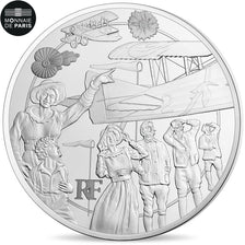 Francia, Monnaie de Paris, 10 Euro, Guerre Moderne, 2017, FDC, Plata