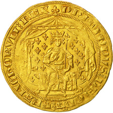 Monnaie, France, Philippe VI, Pavillon d'or, TTB+, Or, Duplessy:251
