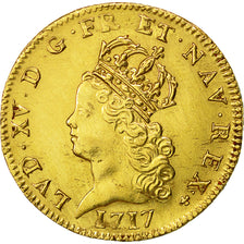 Münze, Frankreich, Louis XV, Louis d'or de Noailles, 2 Louis D'or, 1717, Paris