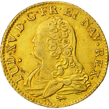 Coin, France, Louis XV, Louis d'or aux lunettes, Louis d'Or, 1730, Paris