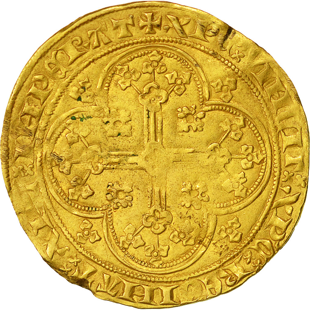 Coin, France, Philippe VI, Ecu d'or à la chaise, Ecu d'or, F(12-15), Gold
