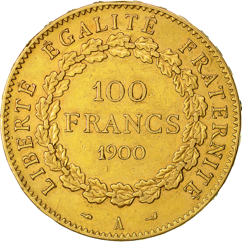 Monnaie, France, Génie, 100 Francs, 1900, Paris, TTB, Or, Gadoury:1137, KM:832