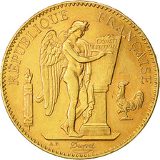 Coin, France, Génie, 100 Francs, 1911, Paris, AU(50-53), Gold, KM:858
