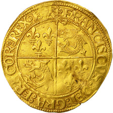 Moneta, Francia, François Ier, Ecu d'or, Grenoble, MB+, Oro, Duplessy:783