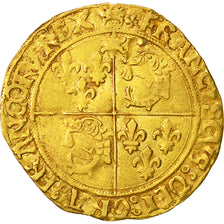 Monnaie, France, François Ier, Ecu d'or, Cremieu, TB+, Or, Duplessy:785