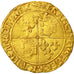Moneta, Francia, François Ier, Ecu d'or, Cremieu, MB+, Oro, Duplessy:785