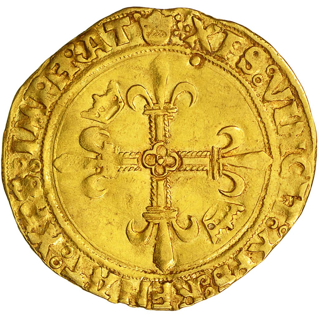 Coin, France, François Ier, Ecu d'or, Cremieu, VF(30-35), Gold, Duplessy:785