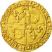 Moneta, Francia, François Ier, Ecu d'or, Cremieu, MB+, Oro, Duplessy:782