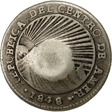 Monnaie, Costa Rica, Real, 1848, TB, Argent, KM:72