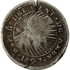Coin, Costa Rica, 1/2 Réal, 1847, VF(20-25), Silver, KM:68