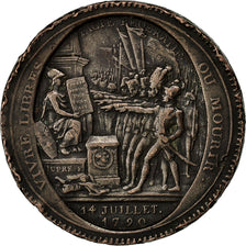 Münze, Frankreich, Monneron, 5 Sols, 1792, Birmingham, S, Bronze, KM:Tn34