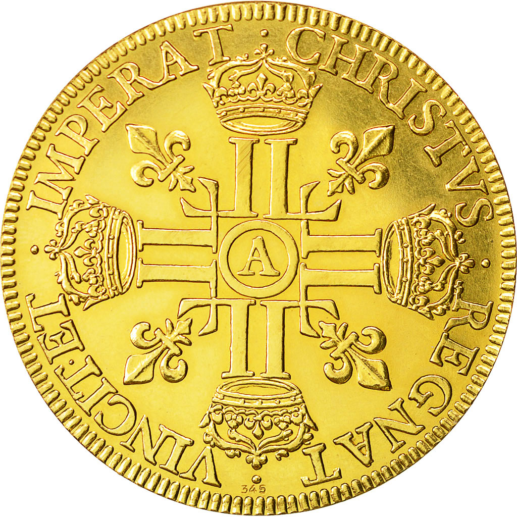 Moneta, Francia, Louis XIII, Refrappe Dix Louis, medaglia, 1640, Paris, SPL, Oro