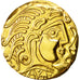 Coin, Parisii, Medal, Refrappe Stater, MS(63), Gold