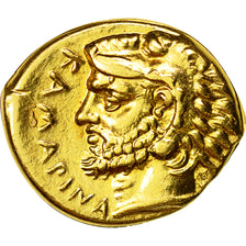 Coin, Sicily, Kamarina, Medal, Refrappe, MS(63), Gold
