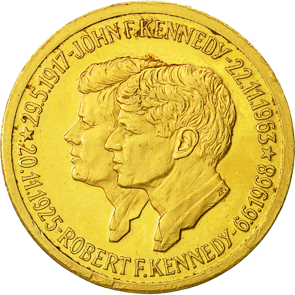 United States, Medal, John Fitzgerald Kennedy, EF(40-45), Gold