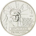 Coin, France, Statue de la Liberté, 100 Francs, 1986, Paris, ESSAI, MS(63)