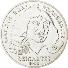 Coin, France, Descartes, 100 Francs, 1991, Paris, ESSAI, MS(63), Silver, KM:996