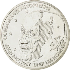 Coin, France, Jean Monnet, 100 Francs, 1992, Paris, ESSAI, MS(63), Silver