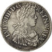 Moneda, Francia, Louis XIV, Écu à la mèche longue, Ecu, 1649, Aix, BC+