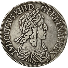 Coin, France, Louis XIII, Écu de 60 Sols, deuxième poinçon de Warin, Ecu