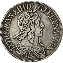 Monnaie, France, Louis XIII, Écu de 60 Sols, deuxième poinçon de Warin, Ecu