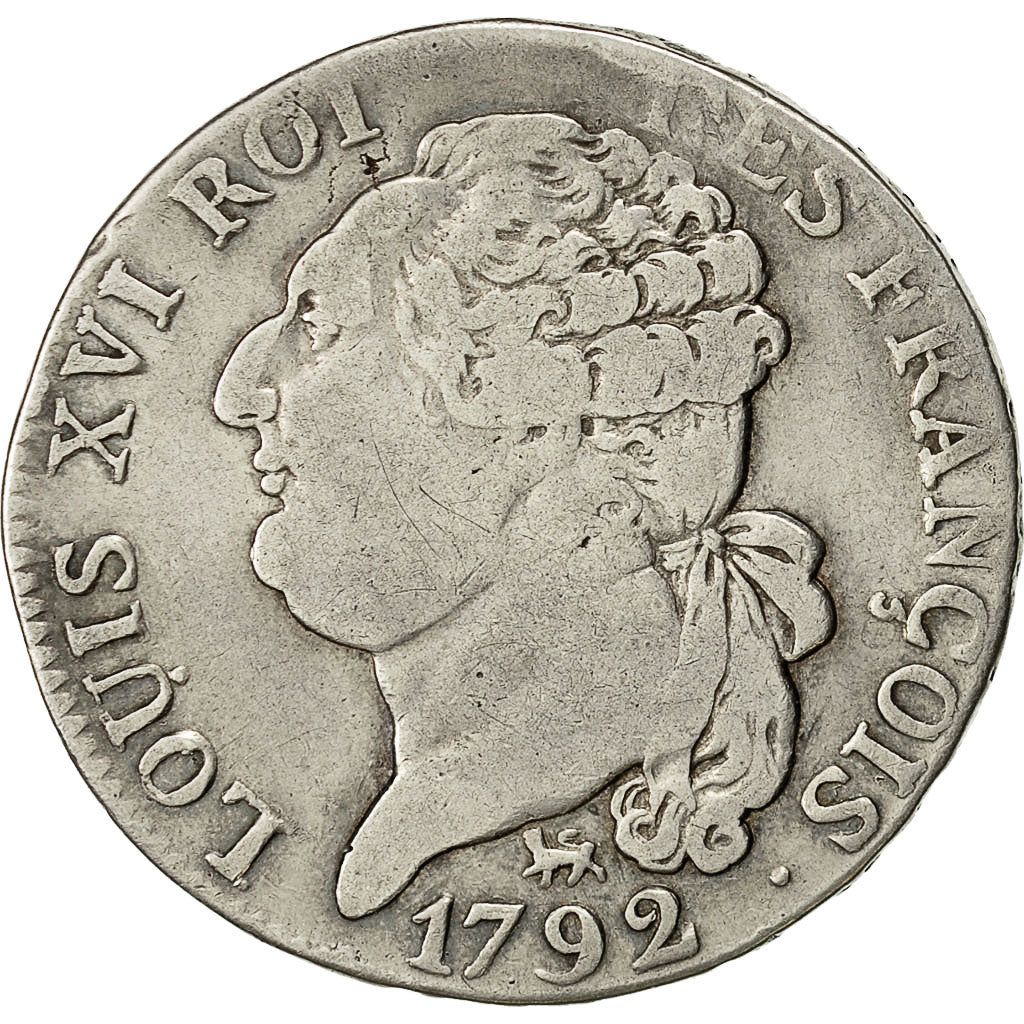 Coin, France, Louis XVI, ½ écu de 3 livres françois, 1/2 ECU, 3 Livres, 1792