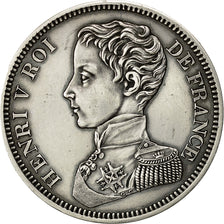 Munten, Frankrijk, Henri V, 5 Francs, 1831, Paris, PR, Zilver, KM:35