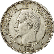 Monnaie, France, Visite de Lille, 10 Centimes, 1853, Lille, SUP, Argent