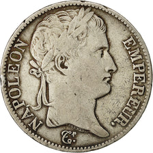 Moneda, Francia, Napoléon I, 5 Francs, 1813, Utrecht, BC+, Plata, KM:694.17