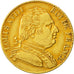 Moneda, Francia, Louis XVIII, 20 Francs, 1815, London, MBC, Oro, KM:1
