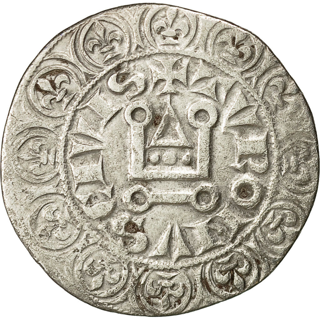 Coin, France, Louis IX, Gros Tournois, VF(20-25), Silver, Duplessy:190D