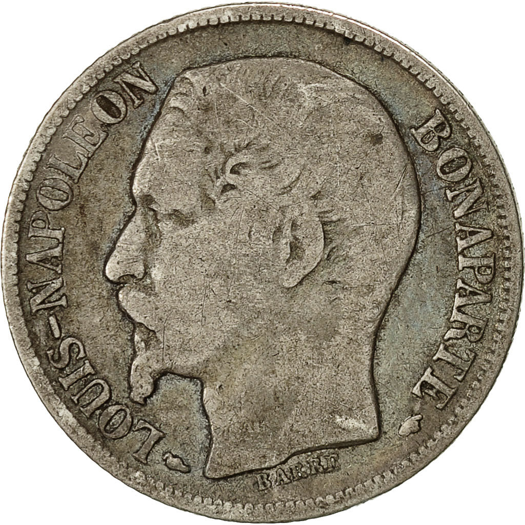 Münze, Frankreich, Napoleon III, Napoléon III, Franc, 1852, Paris, SGE+