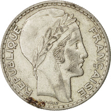 Münze, Frankreich, Turin, 20 Francs, 1937, Paris, SS, Silber, KM:879