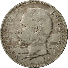 Coin, France, Napoleon III, Napoléon III, 5 Francs, 1856, Paris, VF(20-25)
