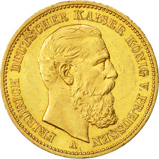 Monnaie, Etats allemands, PRUSSIA, Friedrich III, 20 Mark, 1888, Berlin, SUP