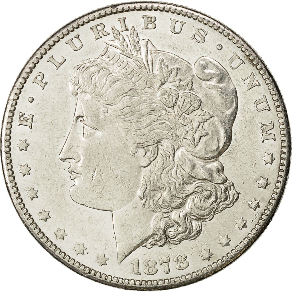 Coin, United States, Morgan Dollar, Dollar, 1878, U.S. Mint, San Francisco