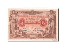 Belgium, Banque Nationale, 5 Francs, 1.7.1914, KM:74a
