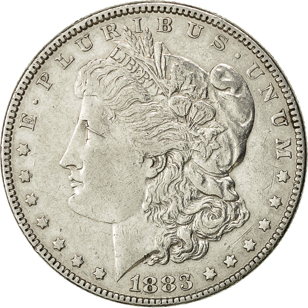 Coin, United States, Morgan Dollar, Dollar, 1883, U.S. Mint, Philadelphia