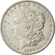 Coin, United States, Morgan Dollar, Dollar, 1884, U.S. Mint, New Orleans