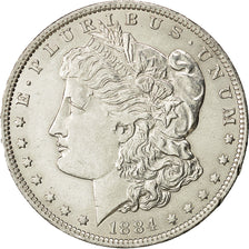 Coin, United States, Morgan Dollar, Dollar, 1884, U.S. Mint, New Orleans