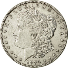 Coin, United States, Morgan Dollar, Dollar, 1885, U.S. Mint, Philadelphia