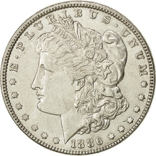 Coin, United States, Morgan Dollar, Dollar, 1886, U.S. Mint, Philadelphia