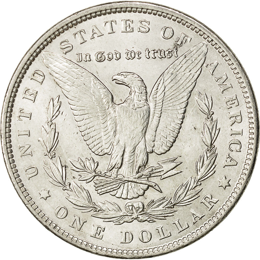 Coin, United States, Morgan Dollar, Dollar, 1889, U.S. Mint, Philadelphia
