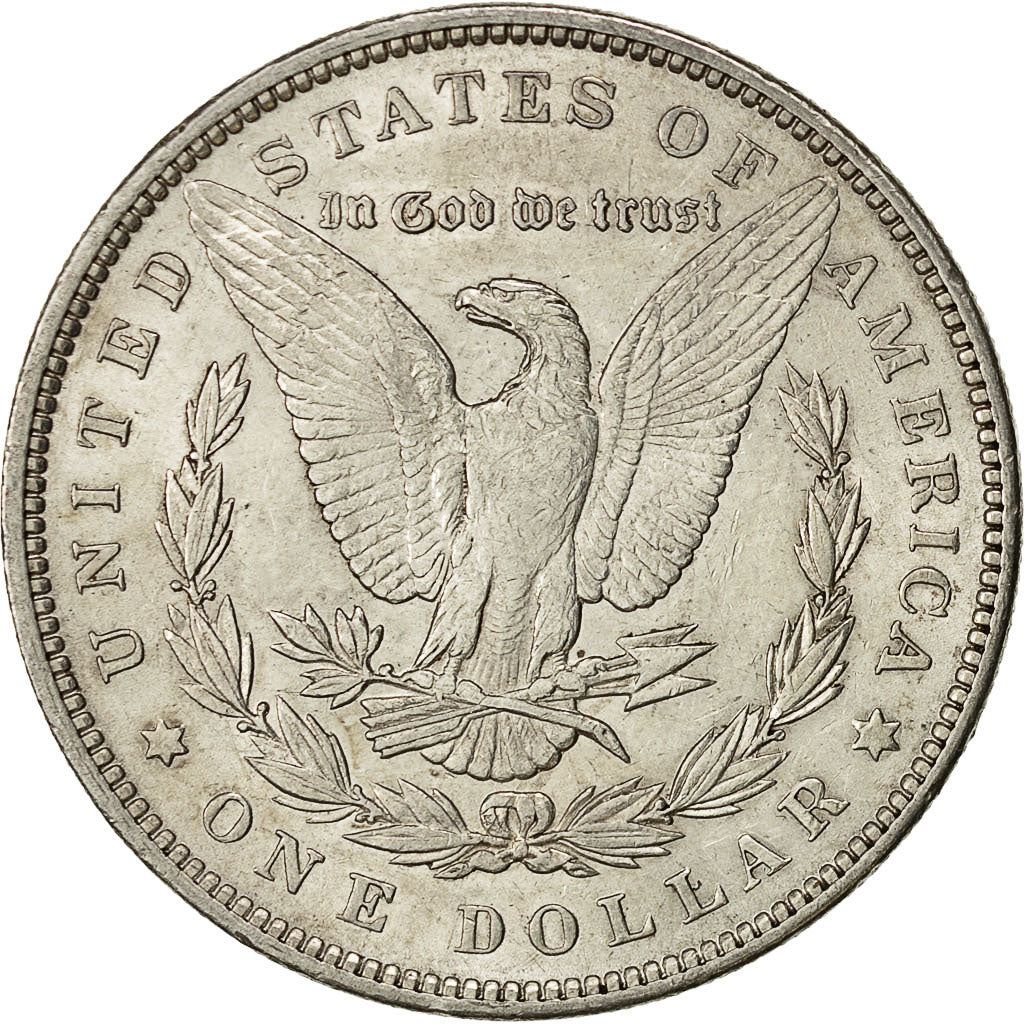 Coin, United States, Morgan Dollar, Dollar, 1891, U.S. Mint, Philadelphia