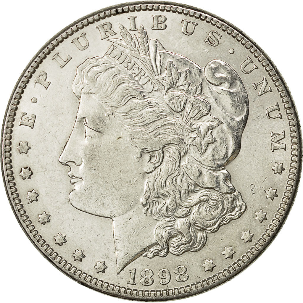 Moneta, Stati Uniti, Morgan Dollar, Dollar, 1898, U.S. Mint, Philadelphia, BB+