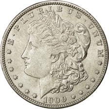 Coin, United States, Morgan Dollar, Dollar, 1900, U.S. Mint, Philadelphia
