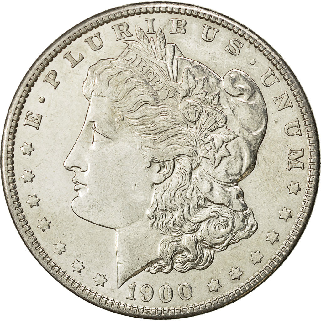Coin, United States, Morgan Dollar, Dollar, 1900, U.S. Mint, Philadelphia