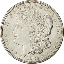 Coin, United States, Morgan Dollar, Dollar, 1921, U.S. Mint, Denver, AU(55-58)
