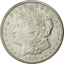 Coin, United States, Morgan Dollar, Dollar, 1921, U.S. Mint, San Francisco